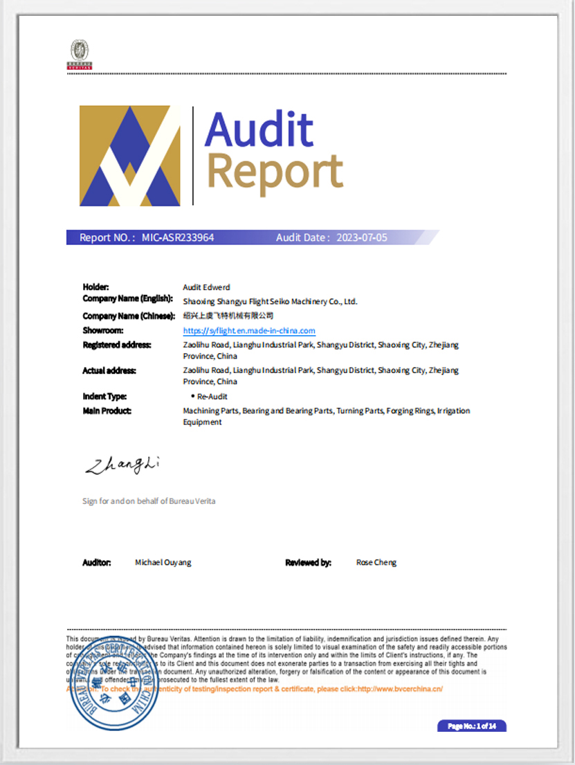 Rapporto di certificazione