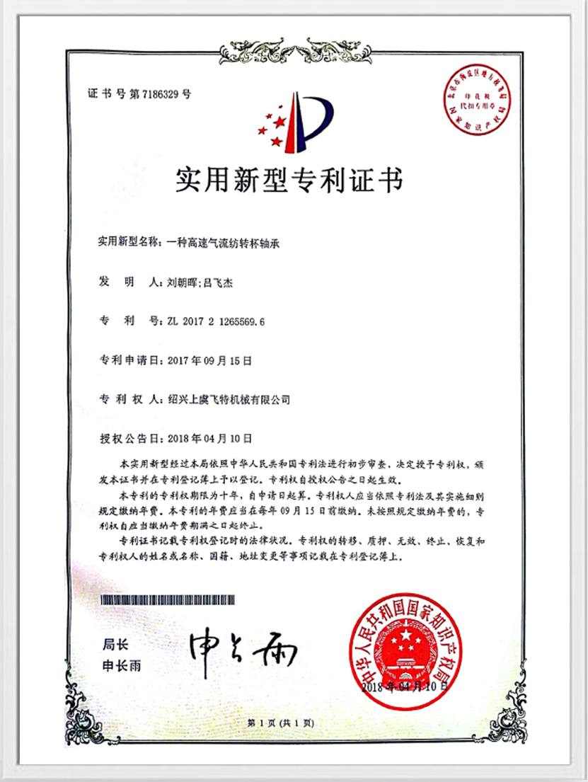 Certificato di brevetto pratico